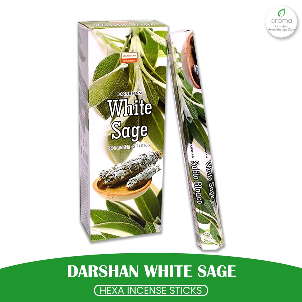 Dupa India (Aromaterapi) Hexa - Darshan White Sage