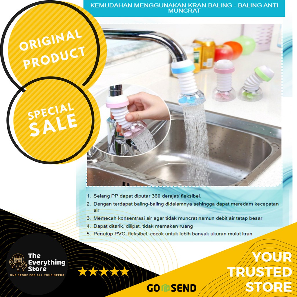 Kran Baling Baling Anti Muncrat / Keran Air Baling Baling Original