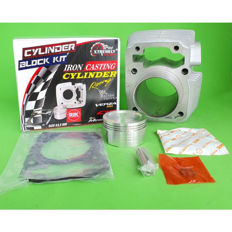 BLOK BORE UP CRF150L / VERZA 150 / NEW MEGAPRO / MEGAPRO MONO MONOSCHOCK CARBU / MEGAPRO MONO 63.5MM