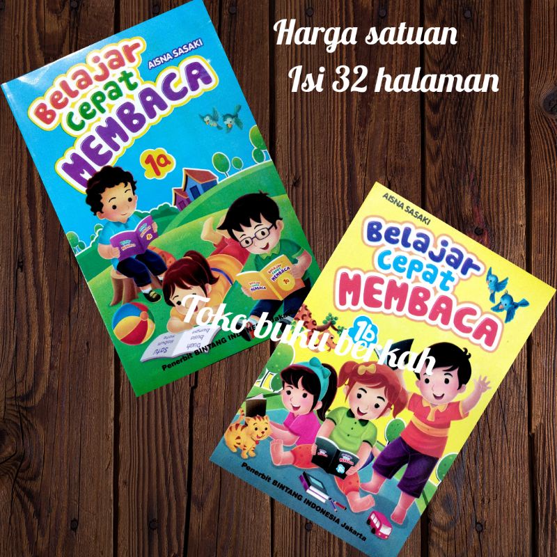 buku belajar cepat membaca 1a dan 1b 32 halaman 15x24cm