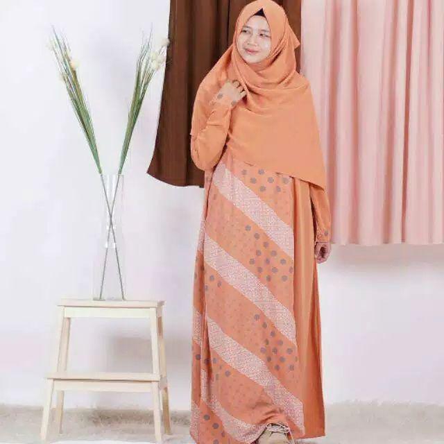 Gamis Batik Family (batik Gamis Koko Couple Dress Syari Bestseller)