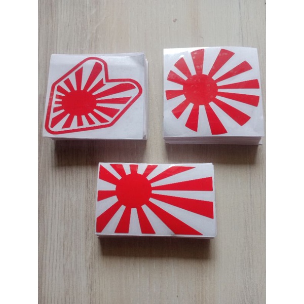 STIKER CUTTING BENDERA JEPANG