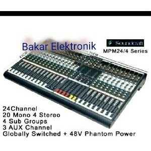 Mixer Soundcraft MPM 24 dengan 24 Channel Termurah