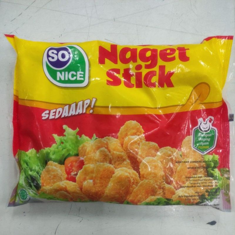 

SO NICE Naget ayam Stick 500g