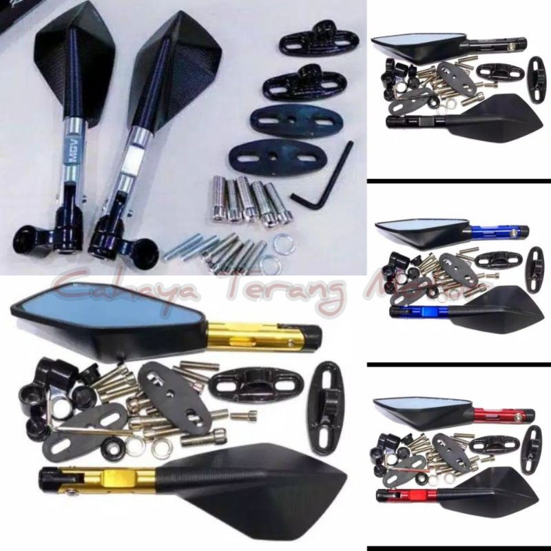 SPION TOMOK V2 &amp; V5 FULL CNC UNIVERSAL NMAX PCX AEROX NINJA CBR R15 R25 VIXION BEAT GSX FU VARIO MIO