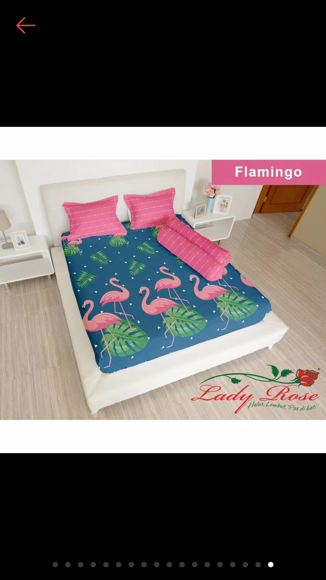 Sprei Lady Rose Bantal 4 (b4) Uk. King (180x200)cm Motif Gabungan 2
