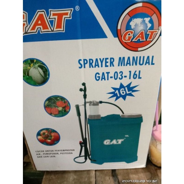 Sprayer Manual 16 liter GAT