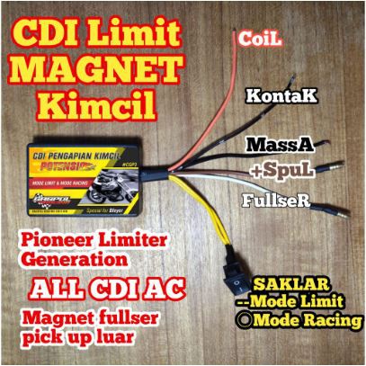 CDI Limiter CDI Racing CDI Limit Lost RX King RX K untuk Magnet Kimcil Mode Kupang Dijamin Puass