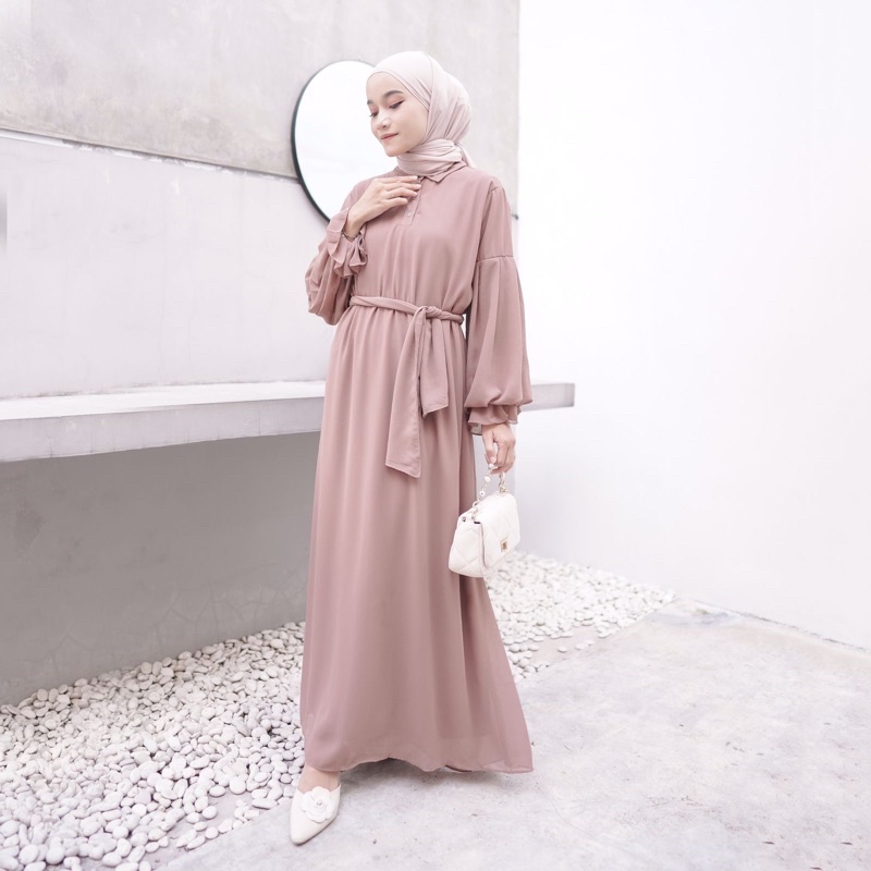 LOCANA LABEL CASSY DRESS-Wood