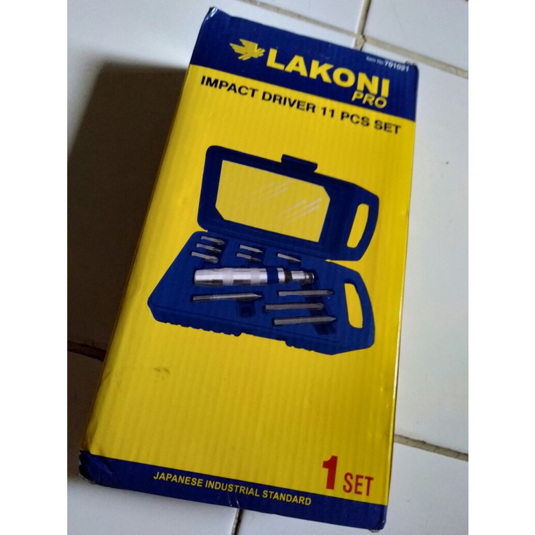 Obeng Ketok LAKONI PRO Set 11 Pcs High Quality Impact Driver Obeng Ketok LAKONI