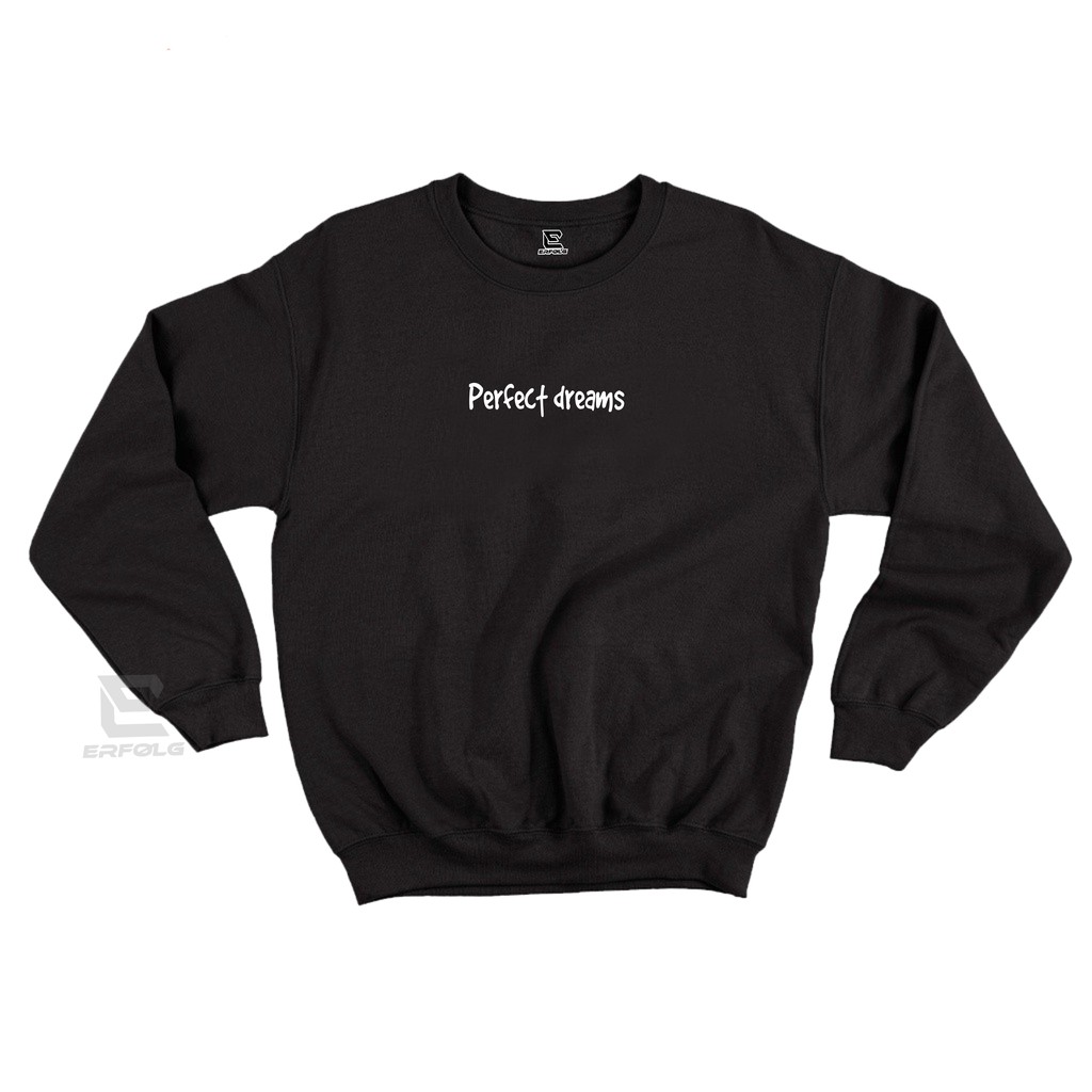 Erfolg Clothing Sweater Pria Jepang Style Crewneck Sablon Hitam Black Motif Basic Simpel Murah Sweater Cowo Cewe Unisex Switer Oblong Distro Cardigan Polosan Coupel Wanita Original Brand Lokal Bandung Quality