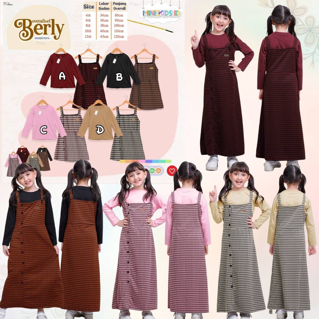 Overall Berly Set Minekids