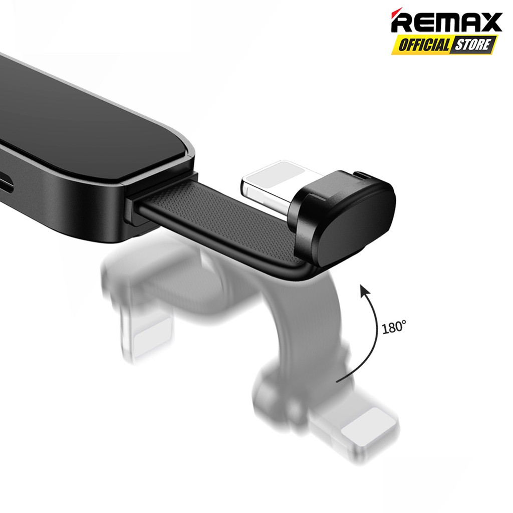 Remax RL-LA08i Audio Adapter With Ring Garansi Resmi / Audio Adapter iPhone