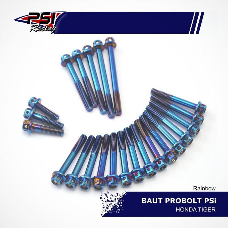 Baut probolt bak kanan kiri tiger baut probolt bak magnet baut bak kopling kingnut &amp; psi