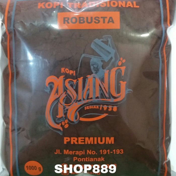 

KOPI BUBUK WARUNG KOPI WARKOP ASIANG ASLI KHAS PONTIANAK UK. 1 KG