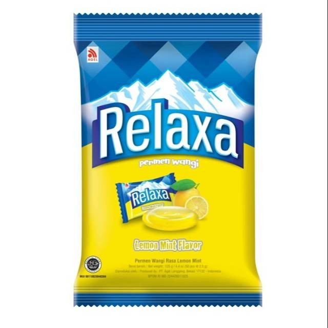 

RELAXA PERMEN WANGI LEMON MINT 125G