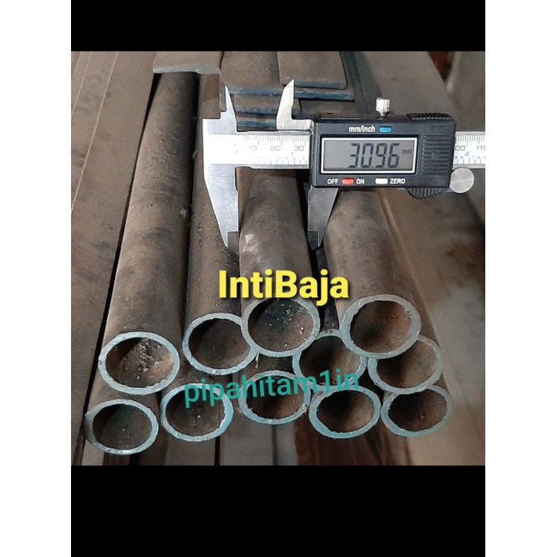 BESI PIPA HITAM 1inchi x 6meter / Besi Pipa Hitam 1 inch x 6 meter