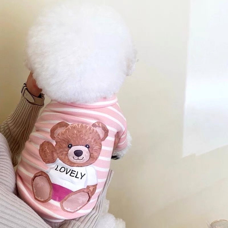 Lovely Bear T Shirt for Cat Dog Baju Anjing Kucing Lucu