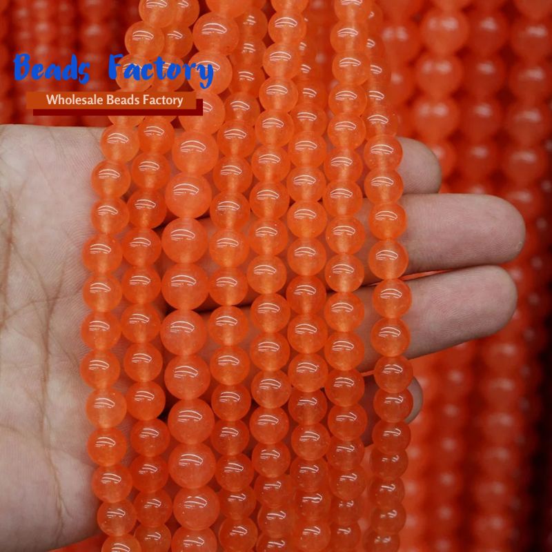 BATU ALAM BAHAN CRAFT RED AGATE MODEL BULAT UKURAN 6/8/10MM