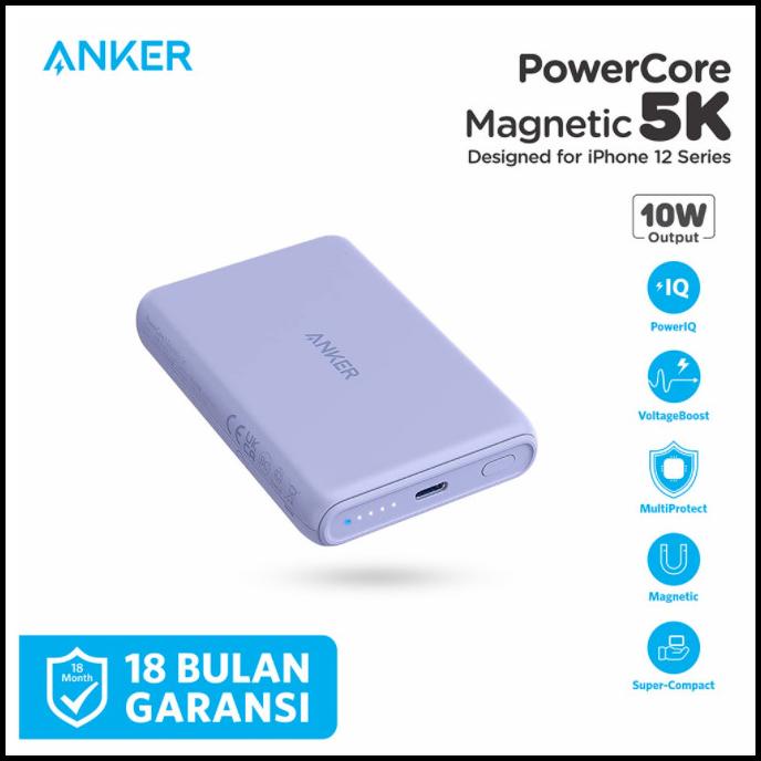 Anker Powerbank Anker Powercore Magnetic 5K Designed For Iphone 12