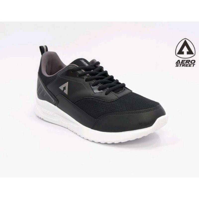 Aerostreet Tiger Hitam Abu - size 42