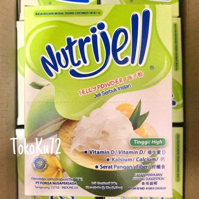 

Nutrijell Kelapa Muda 15 Gr Per Box Isi 12 Pcs Terbaru