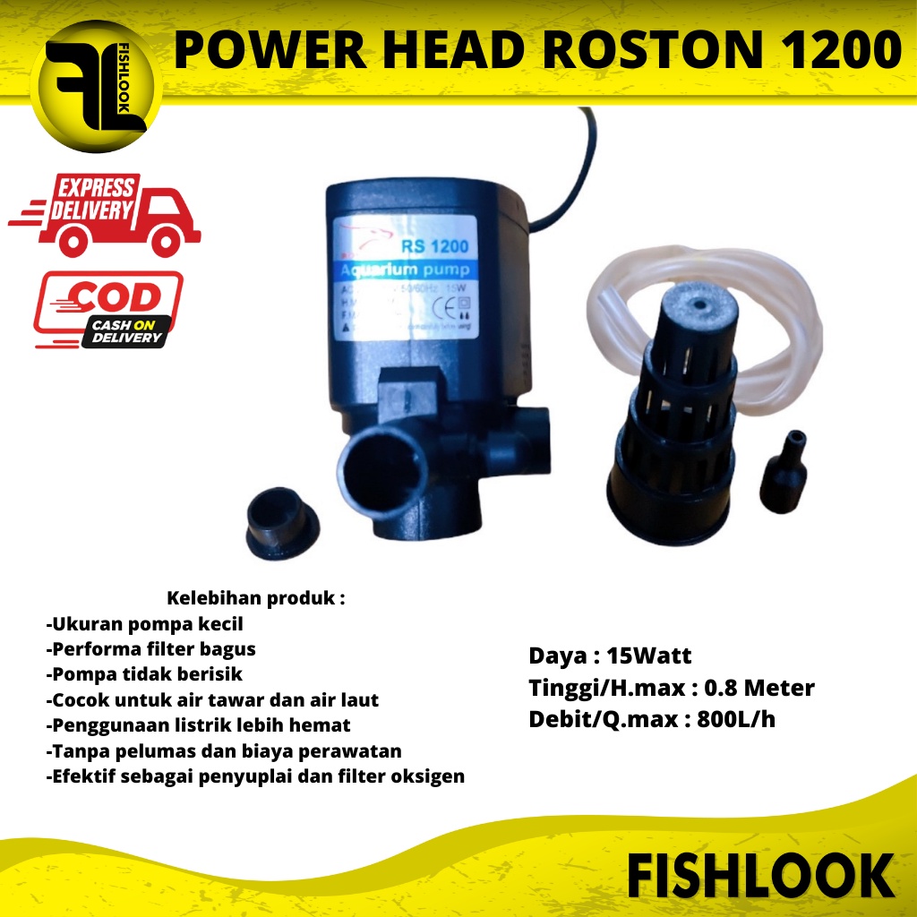 POMPA FILTER AQUARIUM ROSTON RS 1200 WP 1200 SP 1200