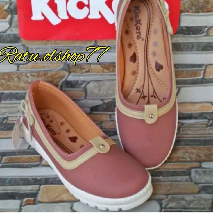 Siap Kirim.. SEPATU KICKERS WANITA jumbo big size murah  AULIA 23