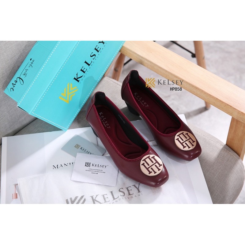 Kelsey Sepatu Heels Wanita 4,5cm / Sepatu Pantofer Wanita Kulit  HP858