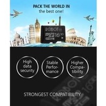 Micro SD Card 16gb / Memory 16gb merk Robot / Chip Only