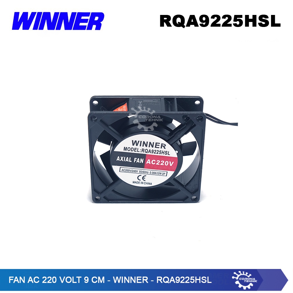 Winner - Fan AC 220 Volt 9 cm - RQA9225HSL