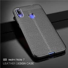 Autofocus Xiao Mi Redmi note 7 Redmi 7 Silikon Case Jelly Lembut Hitam Black Lentur