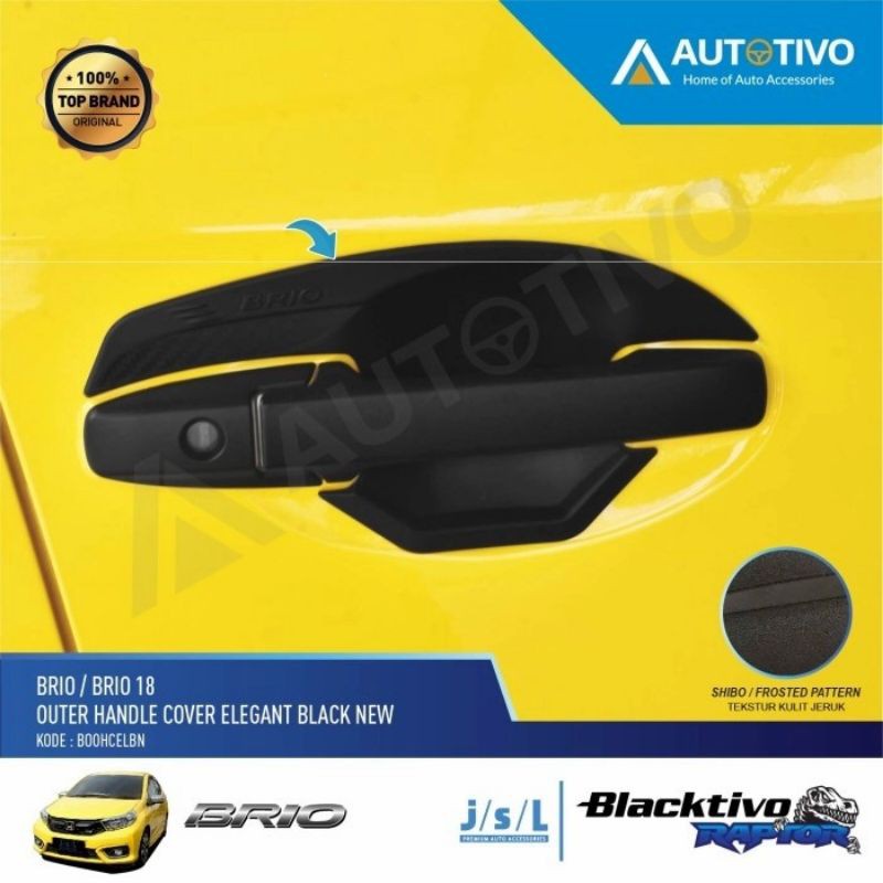 Outer Mangkok Handle Cover Elegant Black New All New Brio 2018