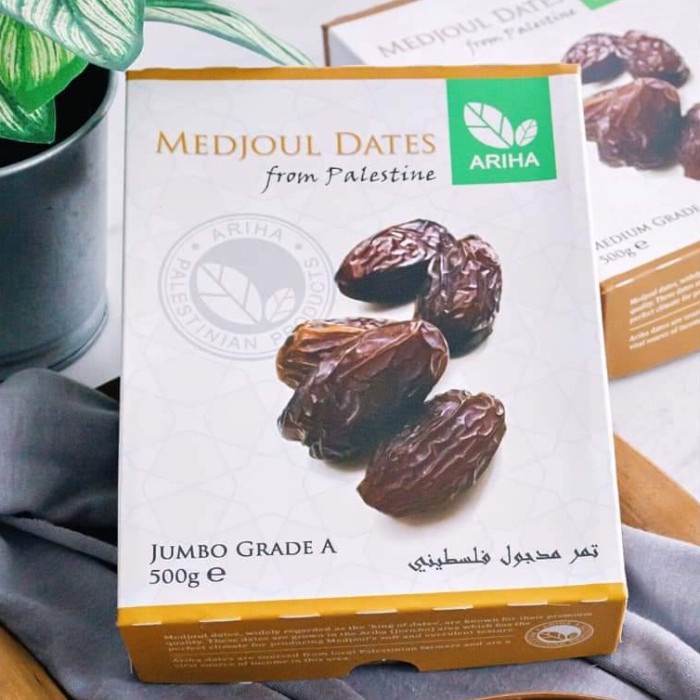 

KURMA MEDJOL SUPER JUMBO PALESTINA ARIHA @500 GR , MEDJOOL MEDJOUL