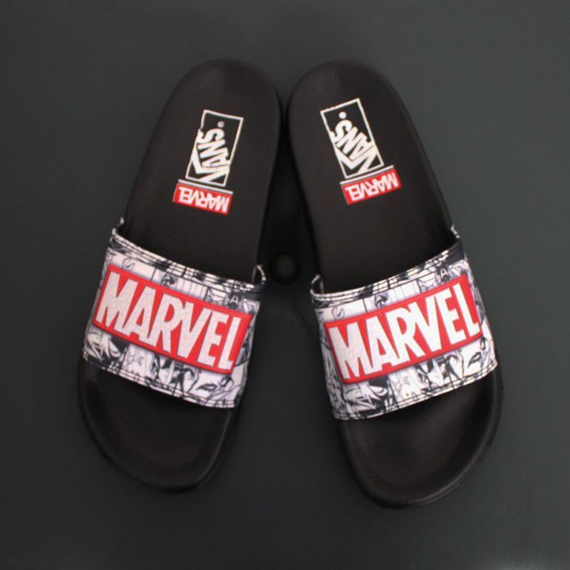 Sendal Slide Pria VANS MARVEL Sandal Slip On Sandal Slop Terbaru