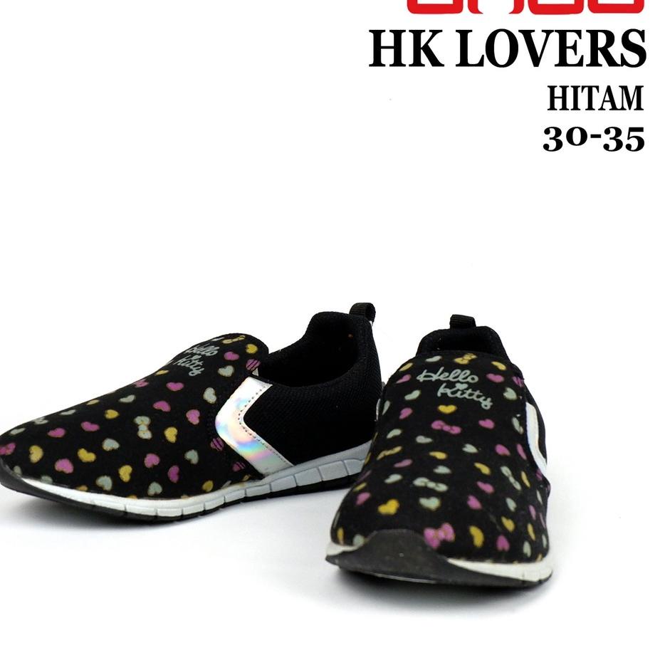 "TNR.19My22ј" Sepatu ANDO - BARBIE ACTIVE & HK LOVERS -  size 30-35 - Sepatu slip on - sepatu sekola