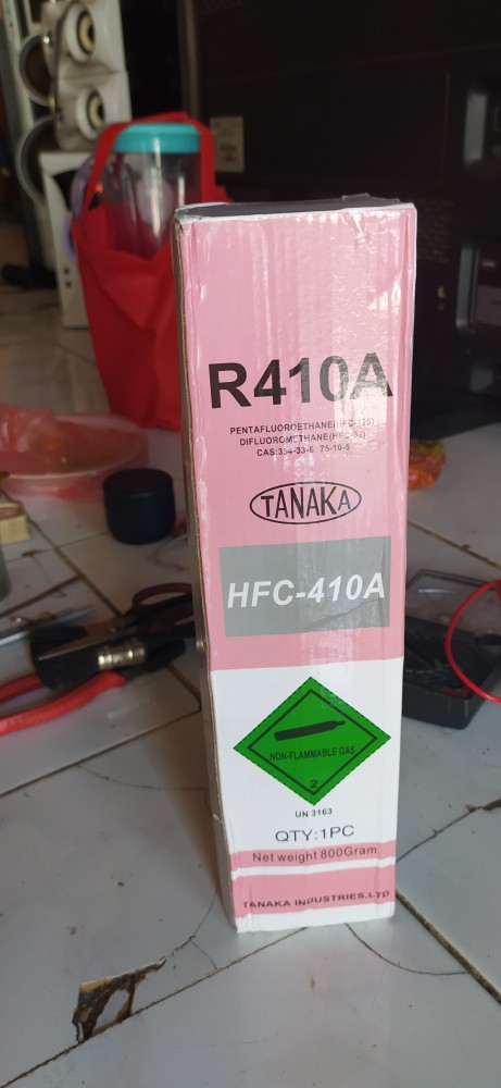 Freon R410a Tanaka Tabung Kaleng Kecil 800gram Freon Ac