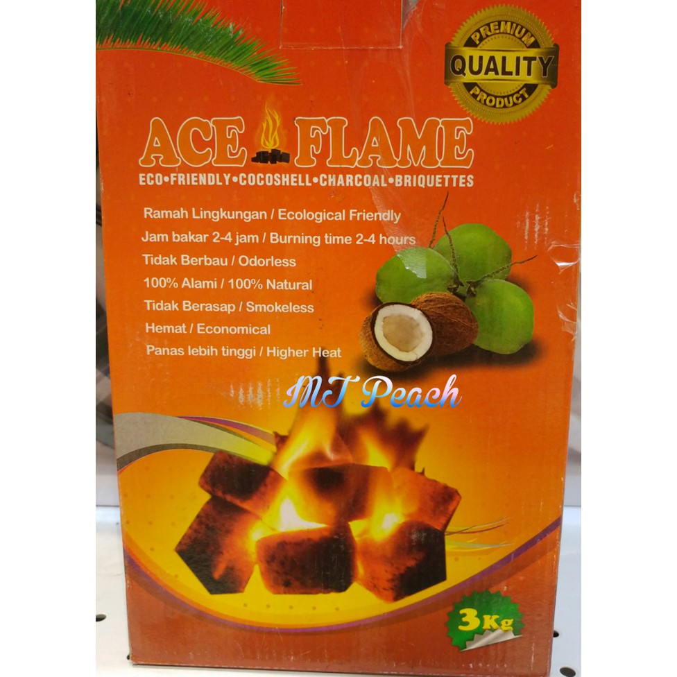 Promo New Ace Flame Arang Batok Kelapa