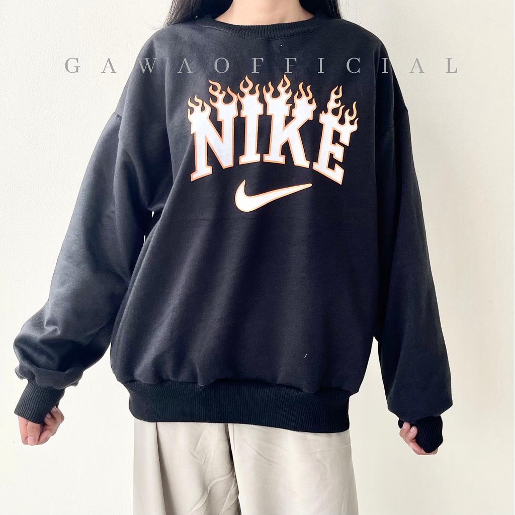 SWEATER OVERSIZE WANITA NIKE SWEATER WANITA PRIA KEKINIAN-1