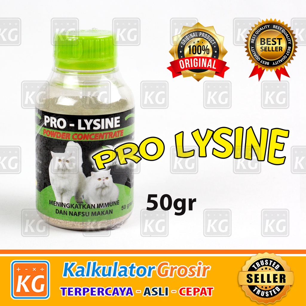 Meningkatkan Imun Nafsu Makan Kucing Pro Lysine Prolysine Autentik Kitten Adult Imun Imunitas 50gr Buat Kucing Sehat Tambah Stamina Bikin Berisi Pro-lysine Pro lysine Prolysin