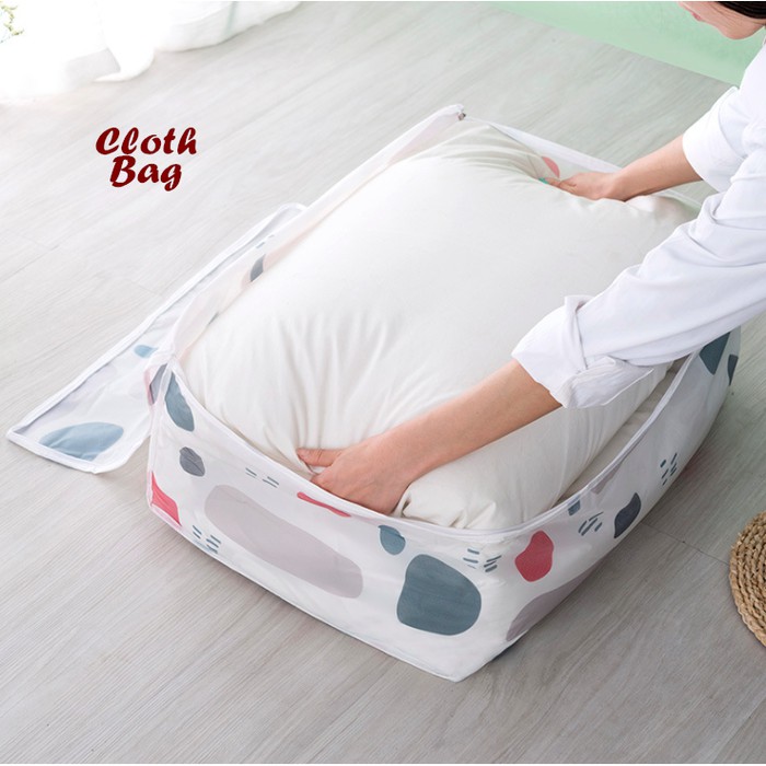 box baju sprei Cloth Bag organizer Tas jumbo tempat pakaian bedcover