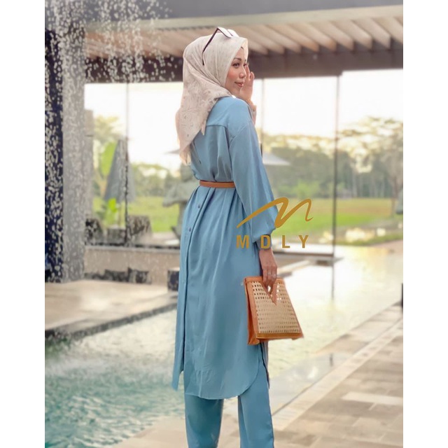 GAMIS WANITA TERBARU ORiGINAL JINGGA SET BY M DLY 03091