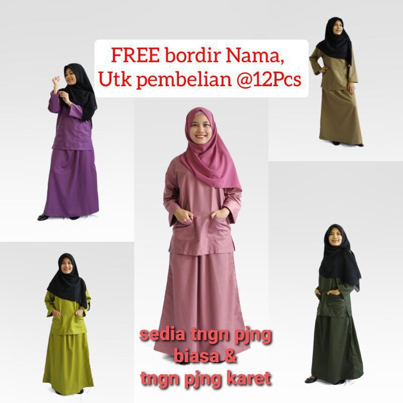 BAJU OK MEDIS ,DOKTER,PERAWAT, SET ROK,TOYOBO