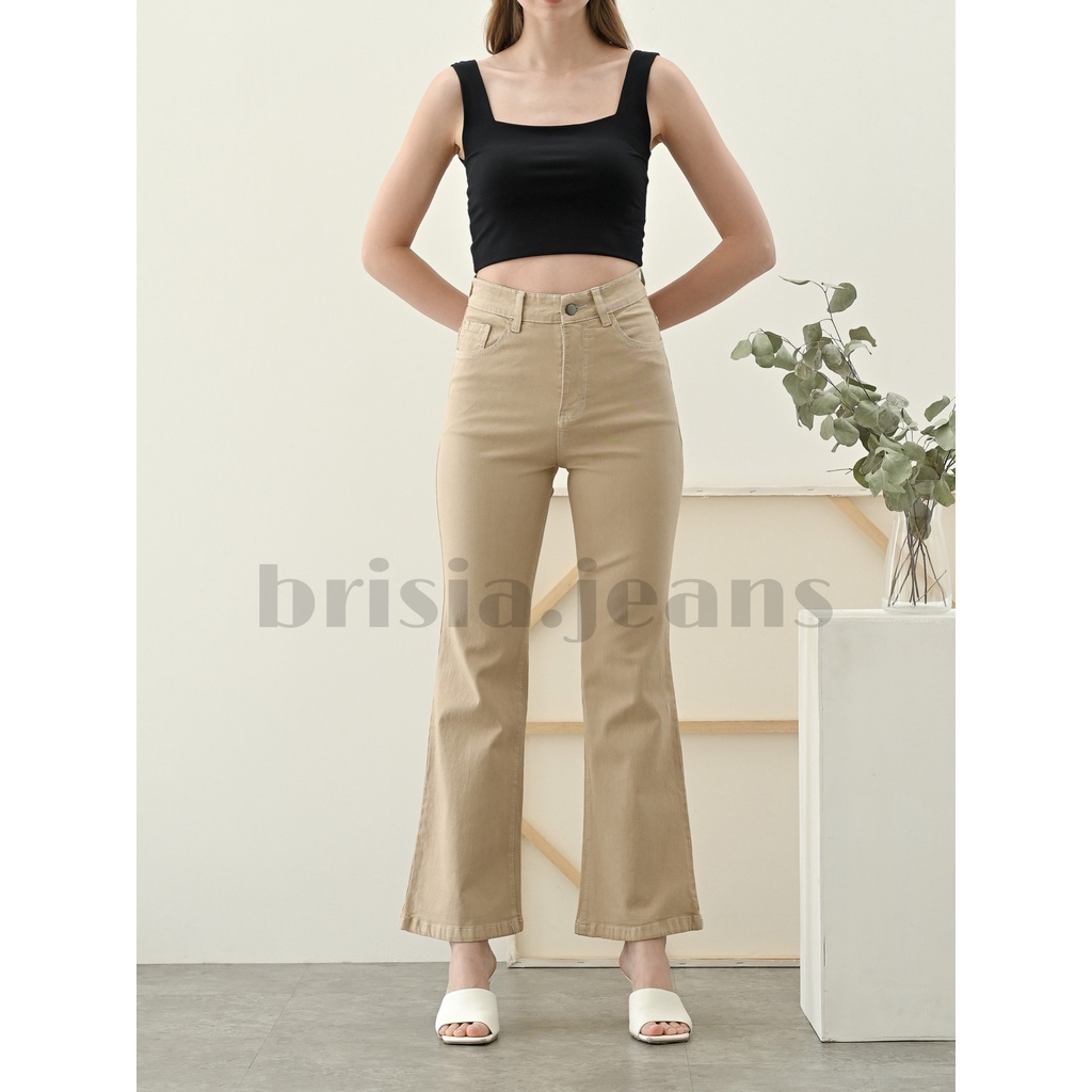 [SIZE 27-34] MINA Cutbray Jeans (Highwaist) - 3 WARNA - SERIES 2