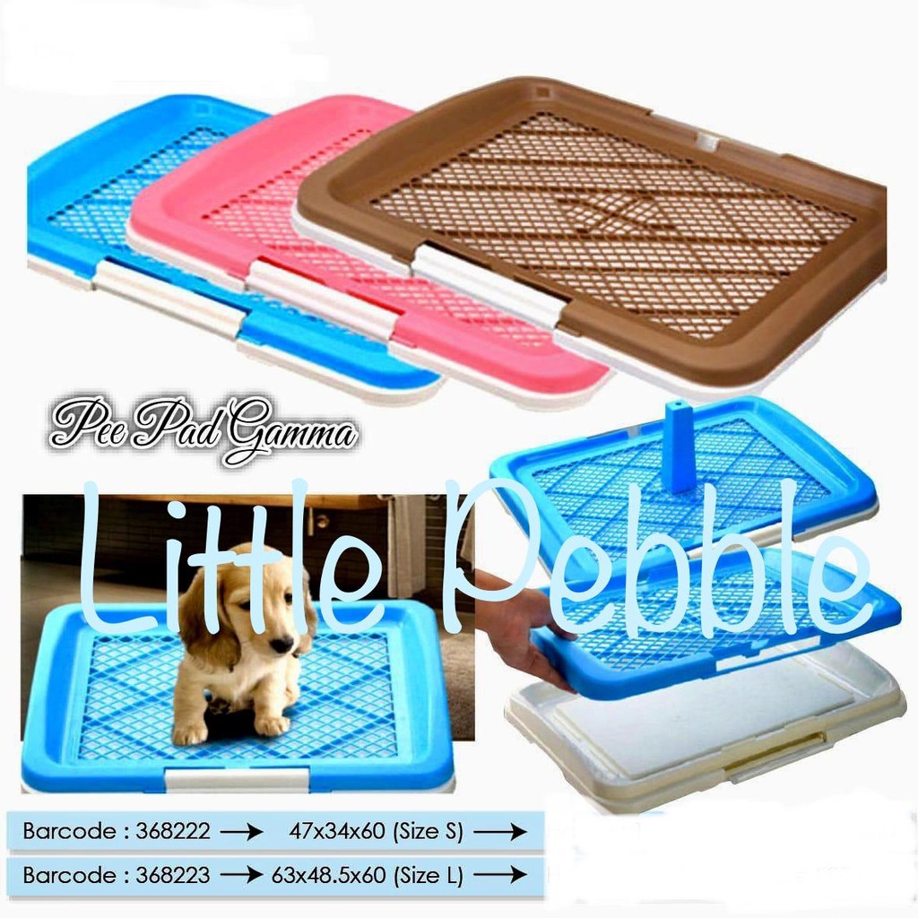 Small Pet toilet training tray pee pad dog gamma-tempat pipis anjing