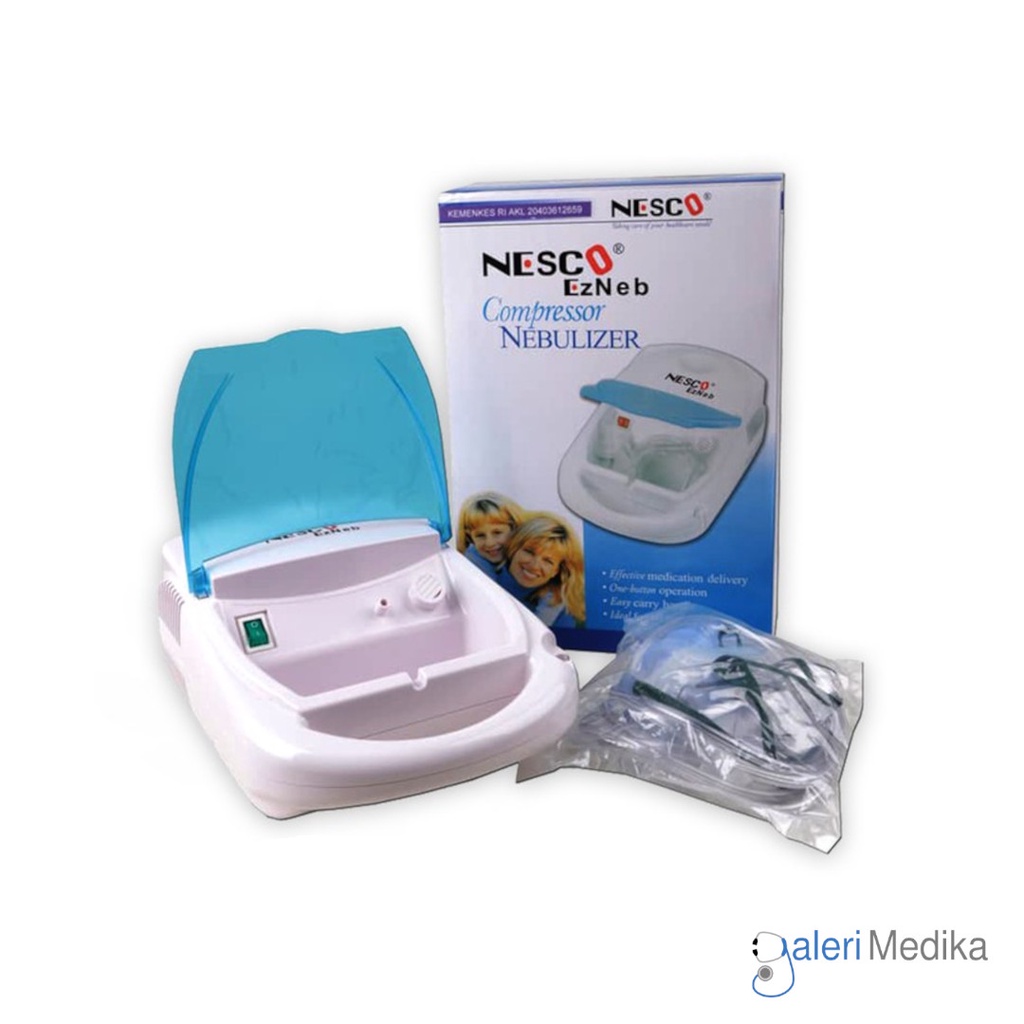 Nebulizer Compressor Nesco EzNeb - Alat Terapi Pernapasan