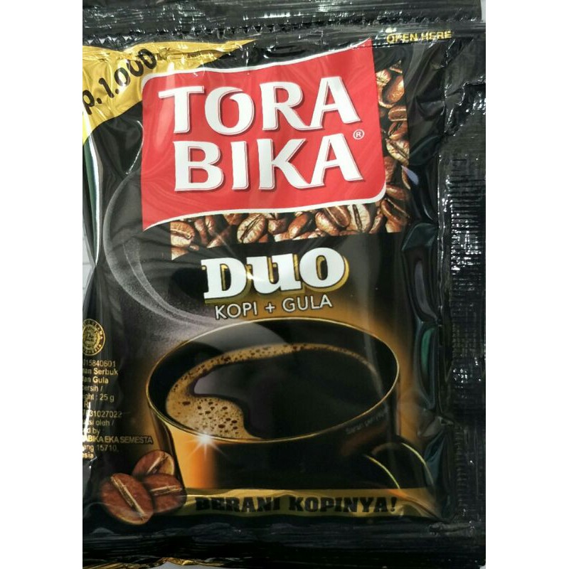 

kopi torabika duo 10 sachet (1 renceng)