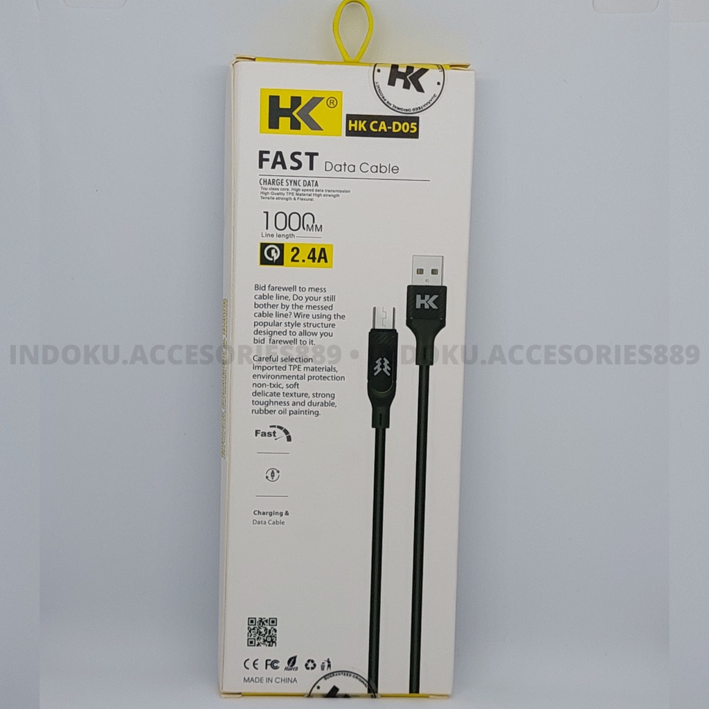 Jual Kabel Data Hk Ca-D05 Micro,Iphone,Type C Original Indonesia|Shopee  Indonesia