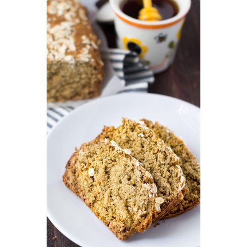 

GLUTEN FREE OATMEAL BREAD (roti bebas gluten)