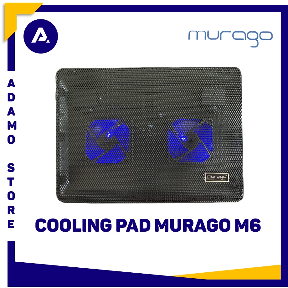 Cooling Pad Laptop Murago M6 Kipas Fan Pendingin Notebook